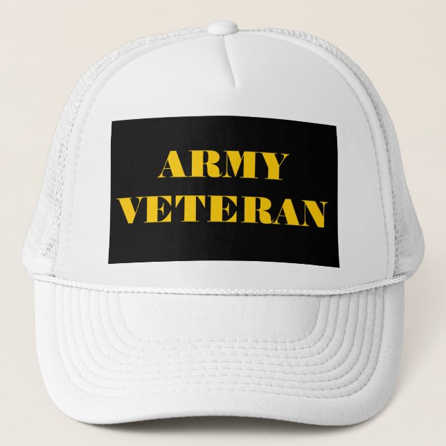 De Camionero Veterano del Ejército gorra (Anverso)