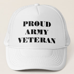 De Camionero Veterano del Ejército Orgulloso gorra