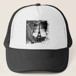 De Camionero Viñeta Torre Eiffel París #2 - Gorra