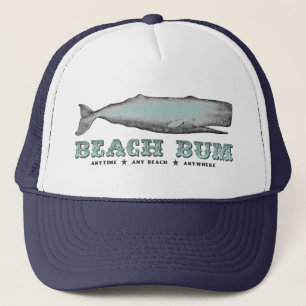 De Camionero Vintage Whale Beach Bum Gorra