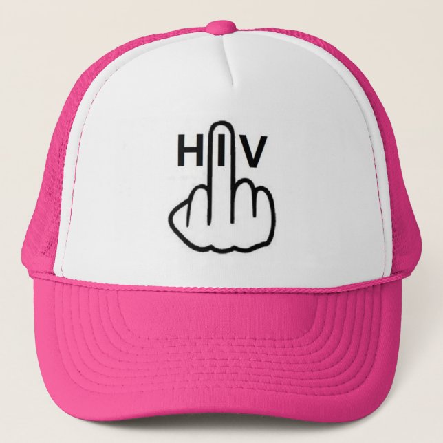 De Camionero Voltear el VIH gorra (Anverso)