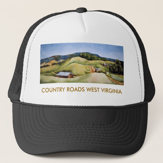 De Camionero W.VA. Hills Gorra (Anverso)