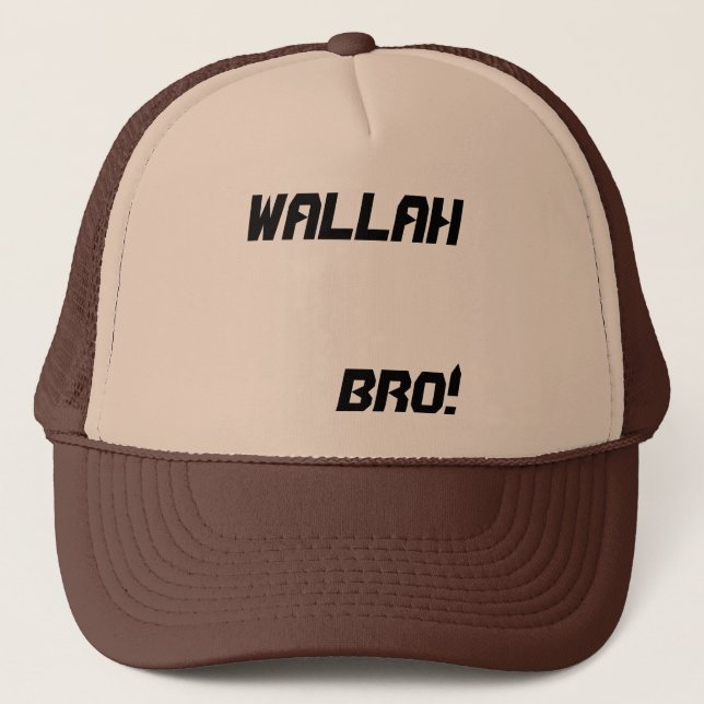 De Camionero ¡Wallah Bro! Gorra (Anverso)
