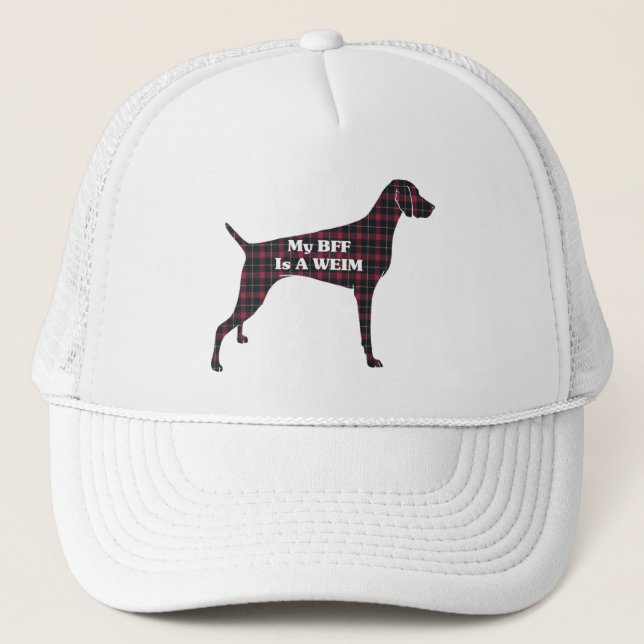 De Camionero Weimaraner BFF Gorra (Anverso)