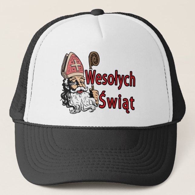 De Camionero Wesolych Swiat St. Nicholas Gorra (Anverso)