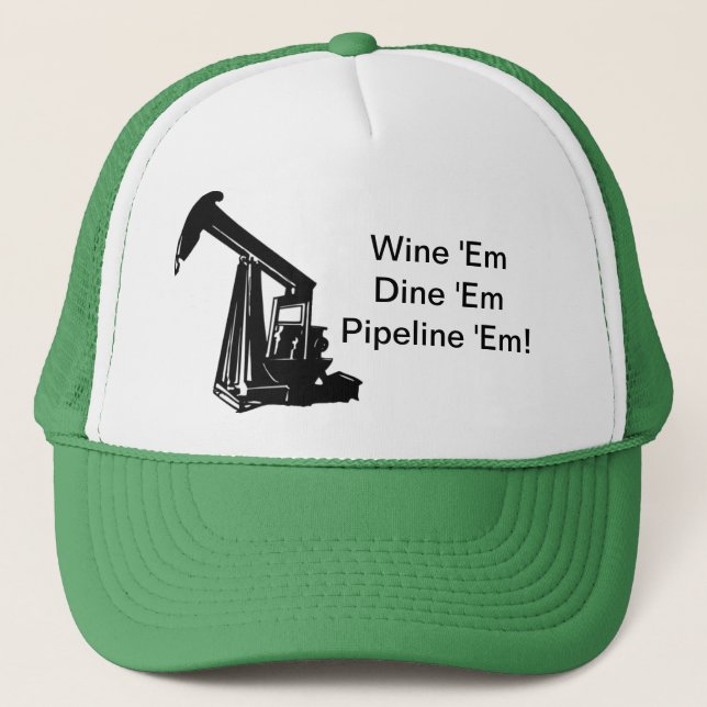 De Camionero Wine los cenan los canalizan gorra (Anverso)