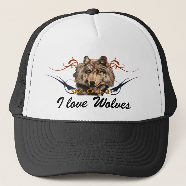 De Camionero Wolf Gorra (Anverso)