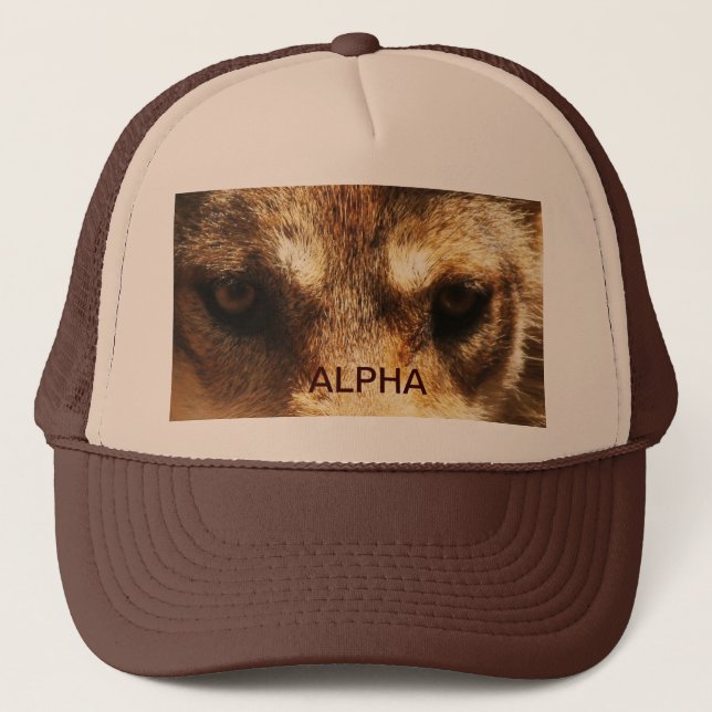 De Camionero Wolf Gorra Close (Anverso)