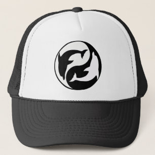 De Camionero Yin Yang Dolphin Gorra