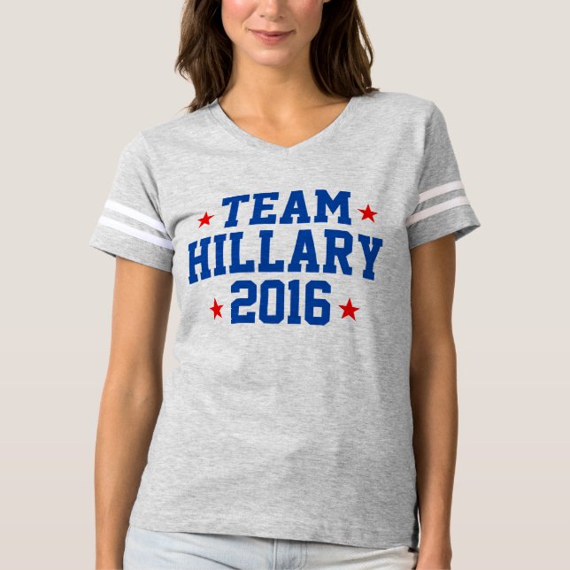 De "camiseta del jersey HILLARY 2016 del EQUIPO" (Anverso)
