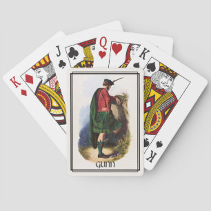 De Cartas Baraja Clásica Clan Gunn Escocia