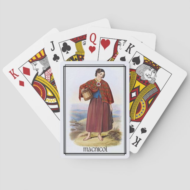 De Cartas Baraja Clásica Clan MacNicol Escocia (Reverso)