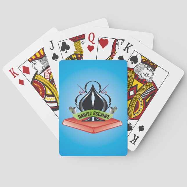 De Cartas Baraja Daniel Escánez (Reverso)
