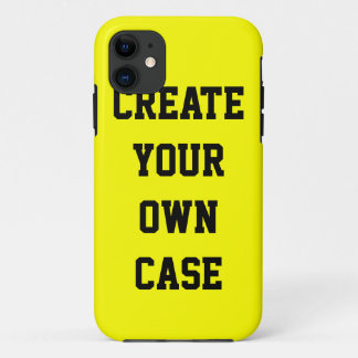 Para iPhone 11 Amarillo crea tu propio funda
