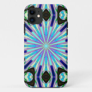 Para iPhone 11 atrevido y colorido funda estrella azul