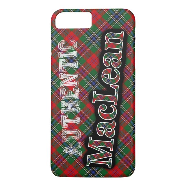 De Case-Mate Para iPhone Auténtico MacLean Scottish Tartan Design Funda (Reverso)