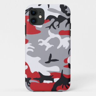 Camuflaje rojo apenas hay Funda iPhone™ 5