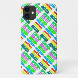 Para iPhone 11 Cartas coloridas Bielorrusia Б е л а р у с  Funda 