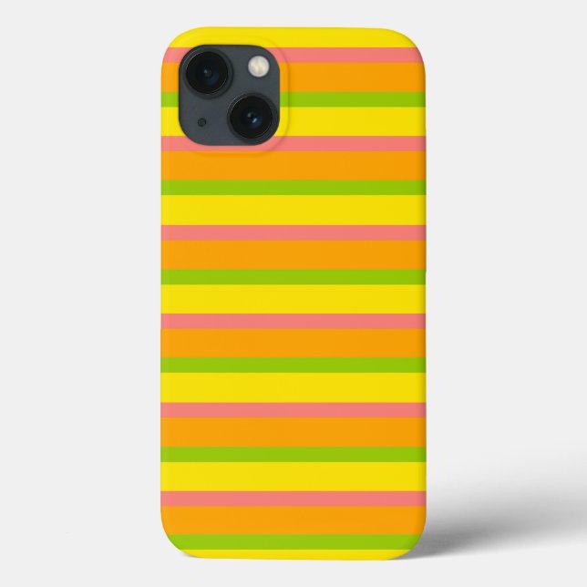 De Case-Mate Para iPhone Citrus Stripe Classic iPad Mini funda (Reverso)