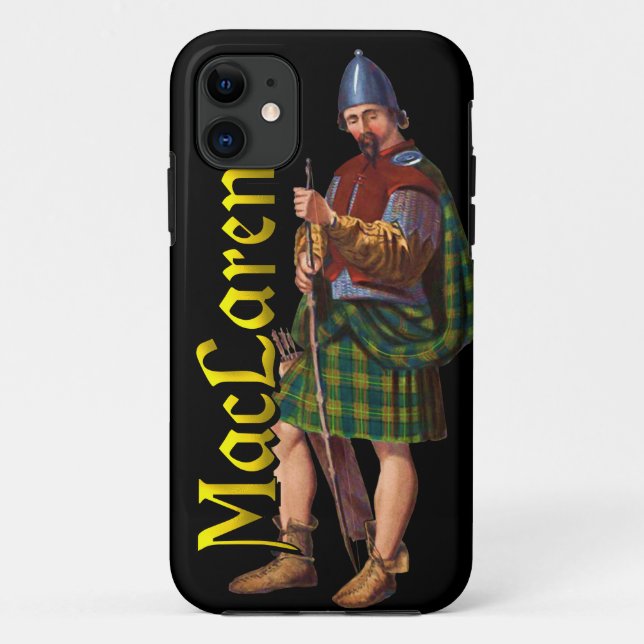 De Case-Mate Para iPhone Clan MacLaren Old Scotland Funda (Reverso)