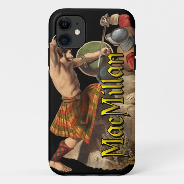 De Case-Mate Para iPhone Clan MacMillan Old Scotland Funda (Reverso)