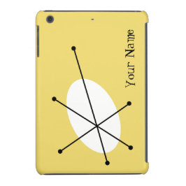 Dazzle Amarillo 'Su nombre' iPad Mini funda