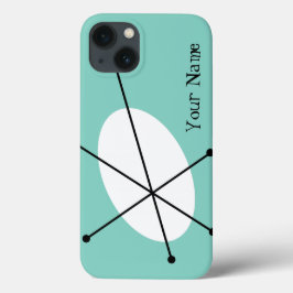 Para iPhone 13 Dazzle Blue 'Your Name' iPad Mini funda