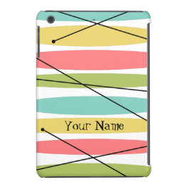 Dazzle Stripe 'Name' iPad Mini funda