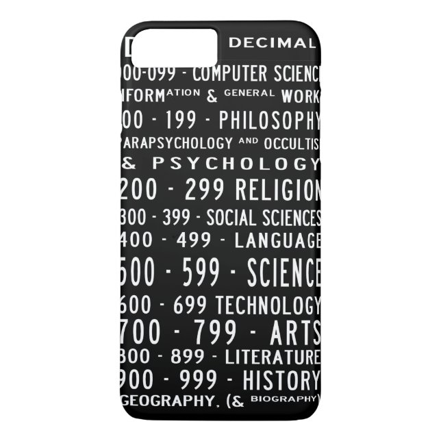 De Case-Mate Para iPhone Dewey Decimal Busroll Funda (Reverso)