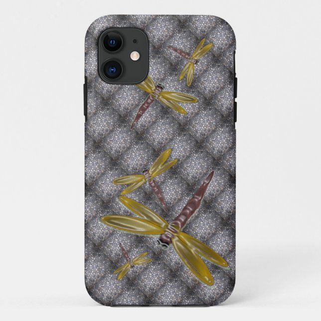 De Case-Mate Para iPhone Dragonflies Speck Funda (Reverso)