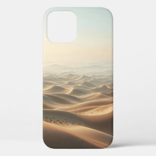 Para iPhone 12 Dunas Doradas del Desierto - Dunas Etéreas - Funda