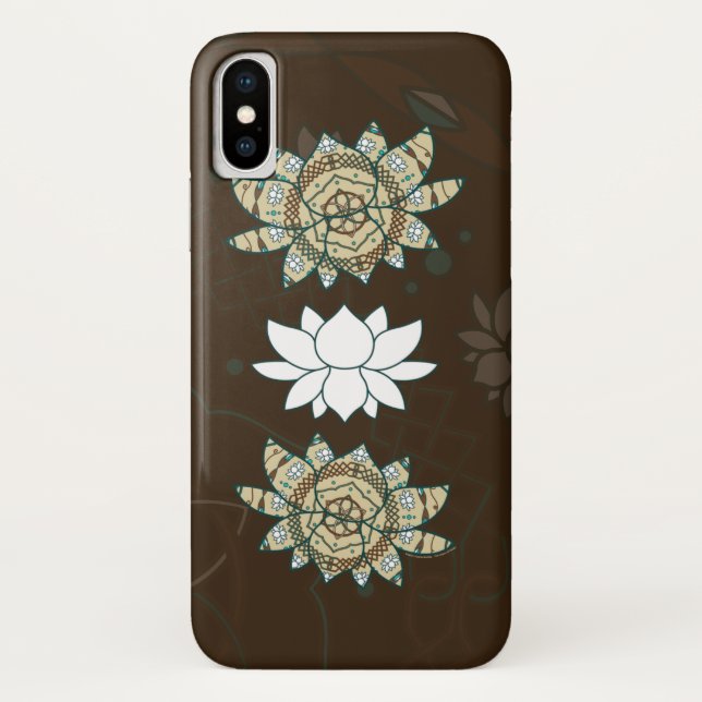 De Case-Mate Para iPhone El Funda Lotus Funda-Mate (Reverso)
