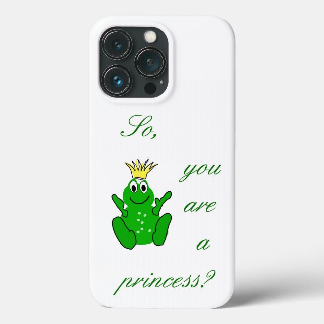 De Case-Mate Para iPhone Entonces, ¿Eres Una Princesa? - funda lindo y grac (Reverso )