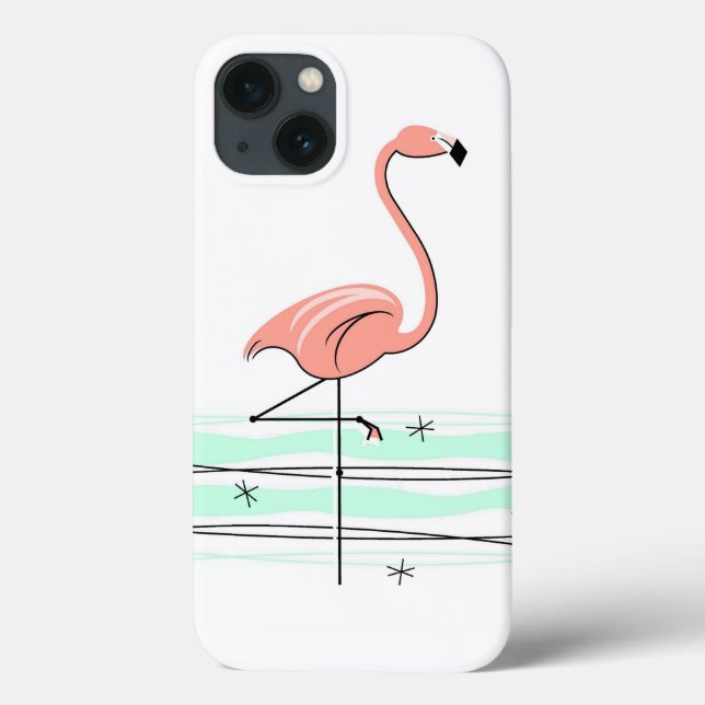 De Case-Mate Para iPhone Flamingo Ocean iPad Mini funda (Reverso)