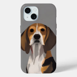 Para iPhone 15 Funda Beagle SmartPhone