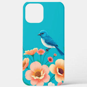 Funda Blue Bird Floral Protección Diaria Grip