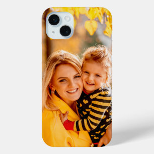 Para iPhone 15 Mini Funda completa con foto única personalizada