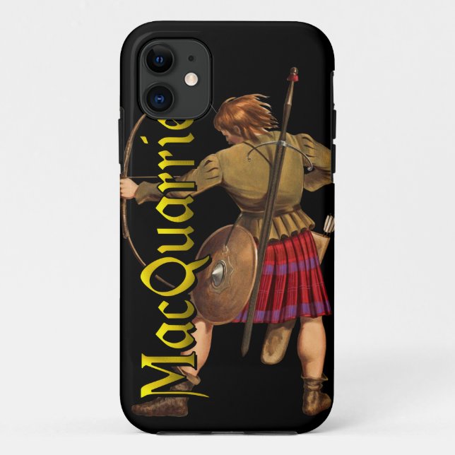 De Case-Mate Para iPhone Funda del Clan MacQuarrie Old Scotland (Reverso)