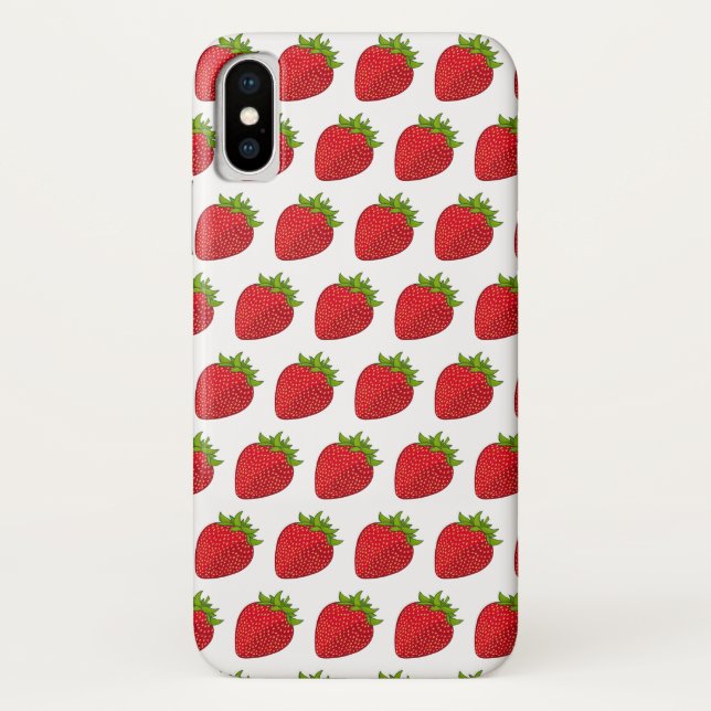De Case-Mate Para iPhone Funda del Strawberry Club (Reverso)