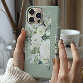 Para iPhone 15 Pro Max Funda floral personalizado-mate
