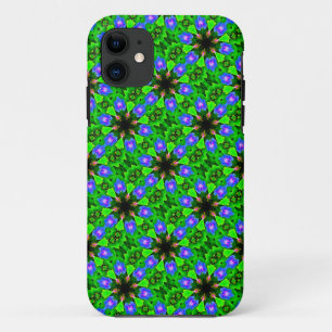 Para iPhone 11 funda geométrico verde