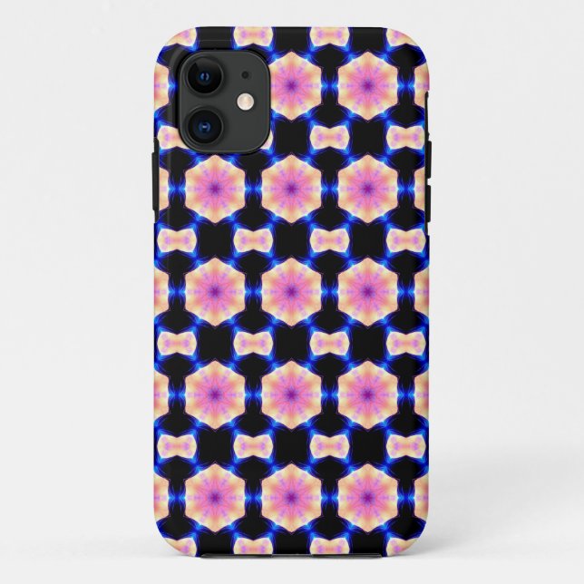 De Case-Mate Para iPhone funda giratorio geométrico rosa (Reverso)