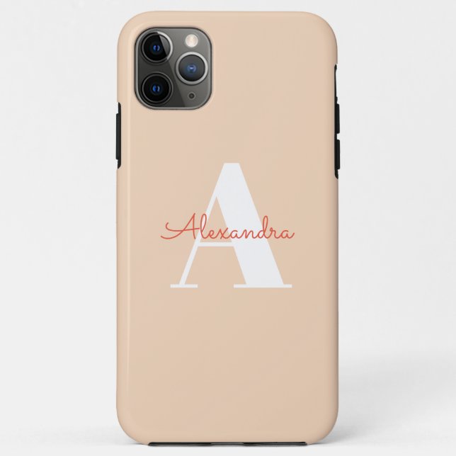 De Case-Mate Para iPhone Funda inicial adorable (Reverso)
