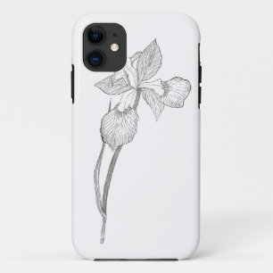 Para iPhone 11 Funda Iris Drawing iphone5