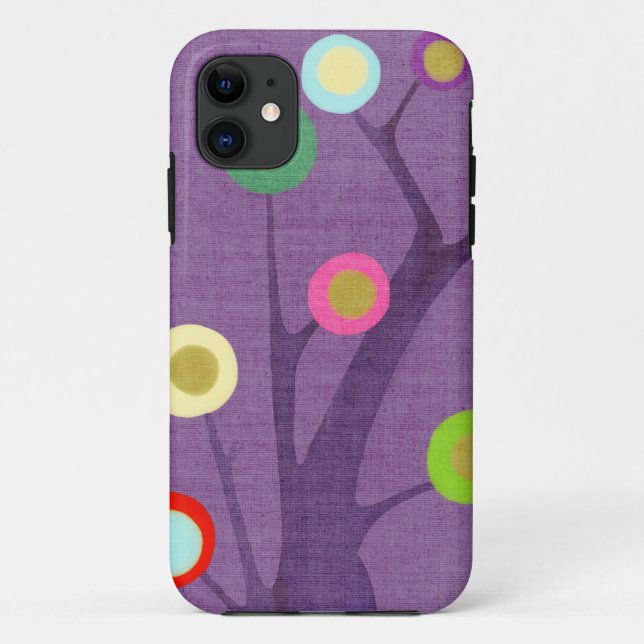 De Case-Mate Para iPhone Funda Jacaranda Purple Tree (Reverso)