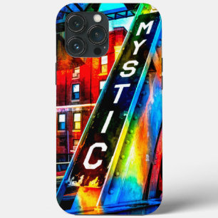 Para iPhone 13 Pro Max Funda místico colorido Mate Samsung Galaxy Funda