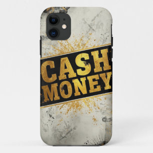 Para iPhone 11 Funda móvil Cash Money Gold Splash