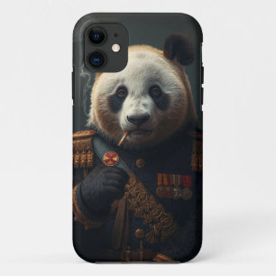 Para iPhone 11 Funda móvil del Comandante Panda