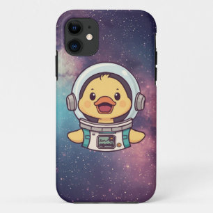 Para iPhone 11 Funda móvil del pato astronauta