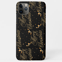 Para iPhone 11 Pro Max Funda negro y oro
